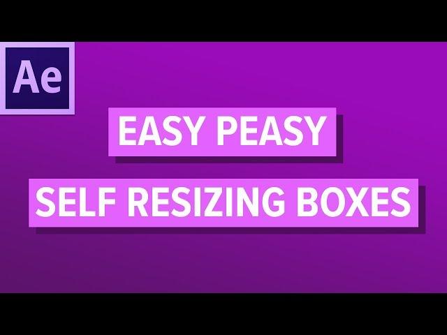 Resizing text boxes in under a minute! | Learn After Effects