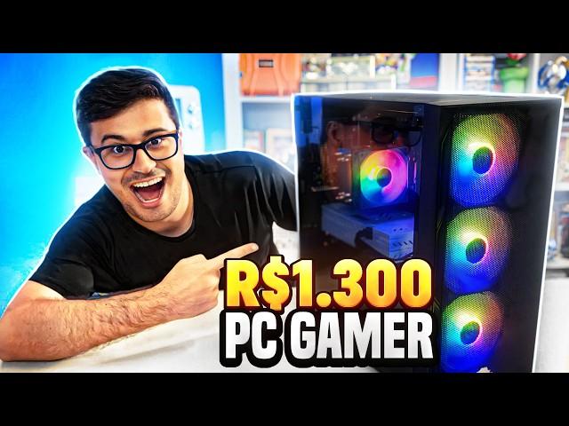 CHEGOU meu PC GAMER de R$1300 do ALIEXPRESS que RODA TUDO!