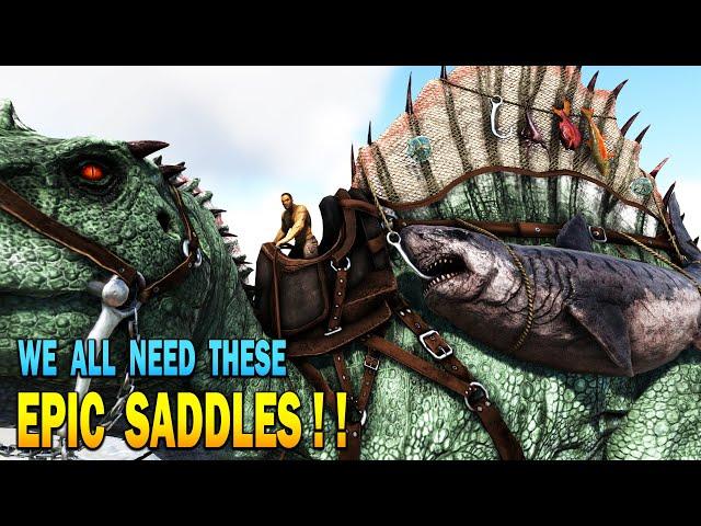 Ark EPIC SADDLES WE ALL NEED!! Ark Survival Evolved Saddles Emporium Mod Showcase