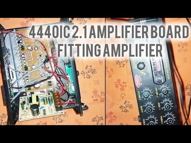 4440ic 2.1amplifier board fitting amplifier circuit  in Tamil video#a2d#electric#science#freefire