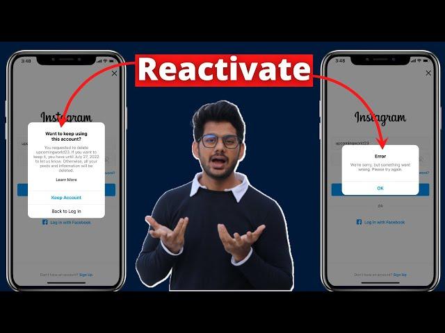 There Was A Problem Logging You Into Instagram | How To Reactivate Instagram Account (SOLVED)