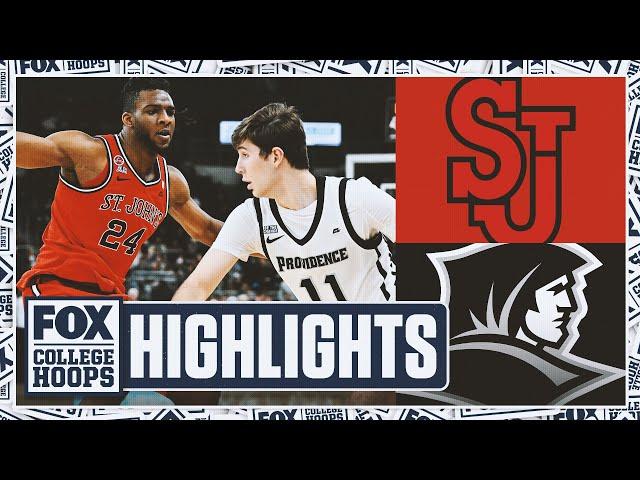 St. John’s Red Storm vs. Providence Friars Highlights | FOX College Hoops