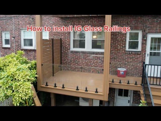 How to Install Illuminated Glass Railing (IG Railing)