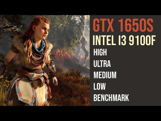 Intel i3 9100f | GTX 1650 Super | Horizon Zero Dawn | 1080p