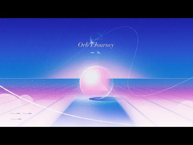 'orb’s journey' 모션그래픽 motion graphics