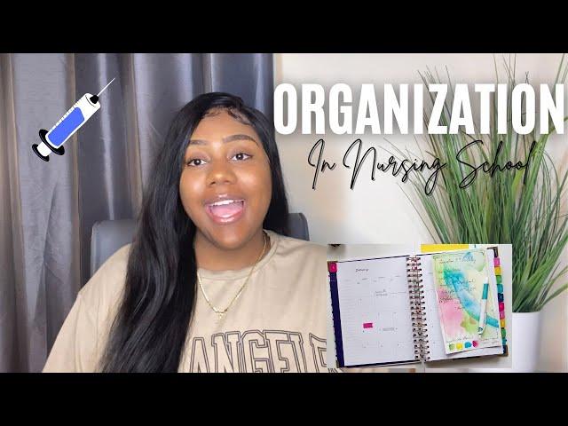 HOW TO STAY ORGANIZED IN NURSING SCHOOL︱Organization Tips︱What I Do