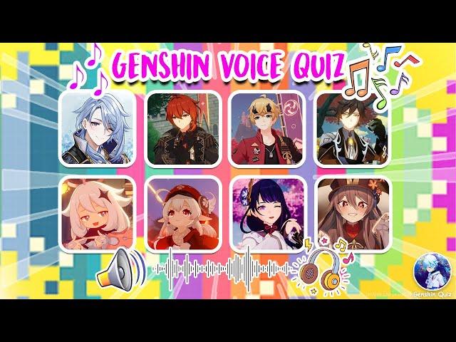 Guess Genshin Impact Character by Their Voice | Genshin Impact Quiz (20 Voices + Legendary Bonus)