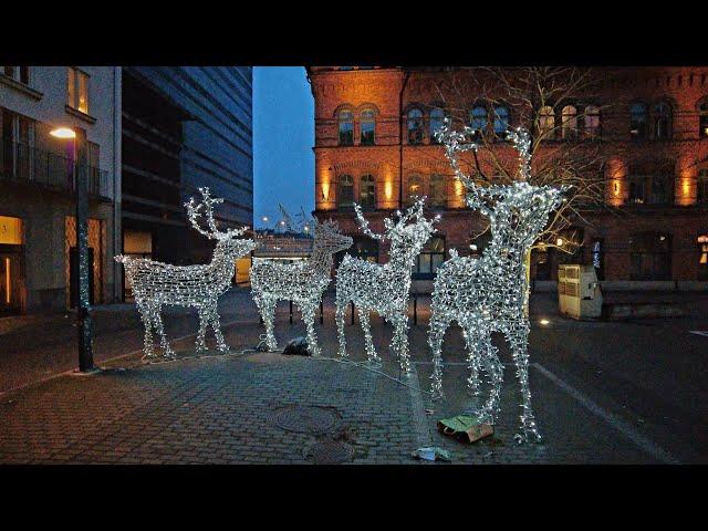 Sweden  26 December Stockholm Innercity Christmas Walk   #543