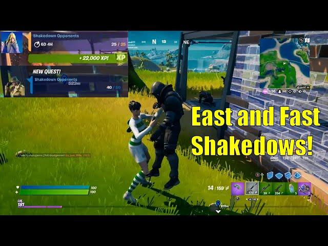 Easy Shakedown Opponents Quest & Shakedown an IO Guards Challenge (Fortnite Battle Royale)