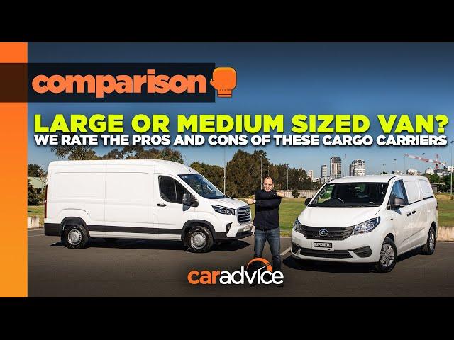 Medium Van or Large Van? | 2021 LDV Deliver 9 v G10 | CarAdvice | Drive