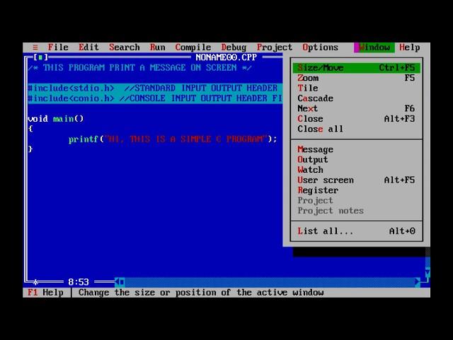 Simple C Program to Print a Message || By Gmone Lab