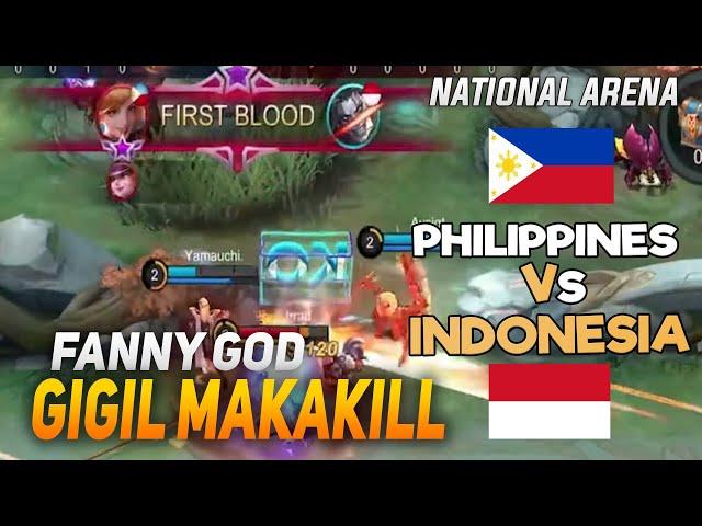 FANNY GODS KUMIKILL KAHIT KHUFRA PA! | Team Philippines vs Team Indonesia | National Arena