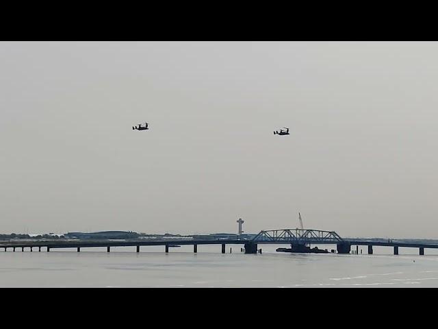 military planes taking off from JFK