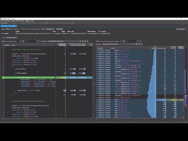 Guided Analysis with Nsight Compute