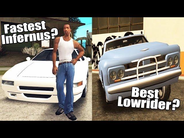 GTA San Andreas Best Cars