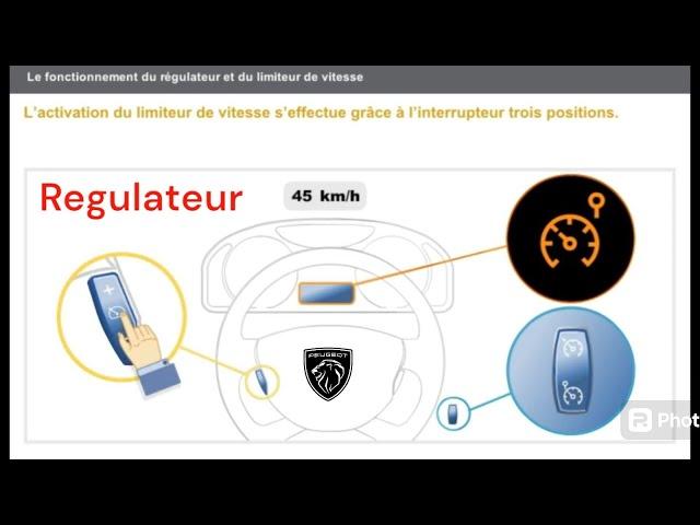 Fonctionnement régulateur limiteur de vitesse Automobile - voiture