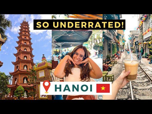 HANOI VIETNAM TRAVEL VLOG  | Best Things To Do in 3 Days | Old Quarter, Train Street & More!