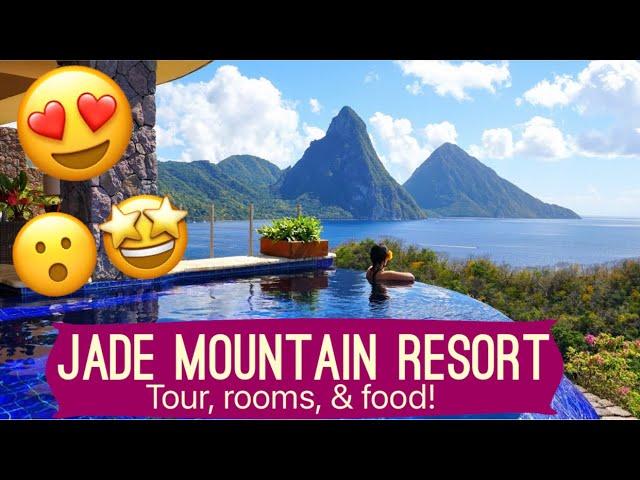 Jade Mountian Resort St. Lucia! Tour, Rooms, & Food!