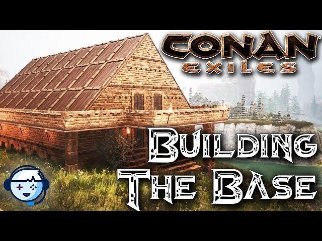 Building The Base! | Solo Survival Series Gameplay | Conan Exiles Full Release | Ep6