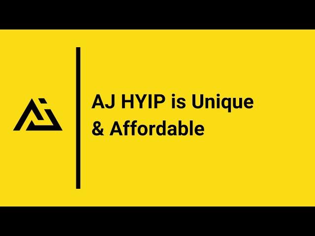 HYIP Manager Script | HYIP Manager Script Features - AJ HYIP