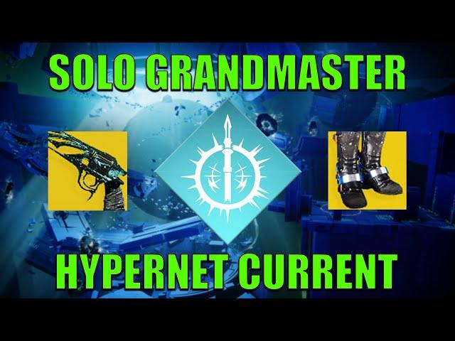 Solo Hypernet Current Grandmaster Nightfall - Arc Hunter (Platinum, 23:26) [Destiny 2]