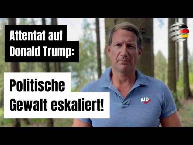 Attentat auf Donald Trump: Politische Gewalt eskaliert | Alexander von Wrese (AfD)