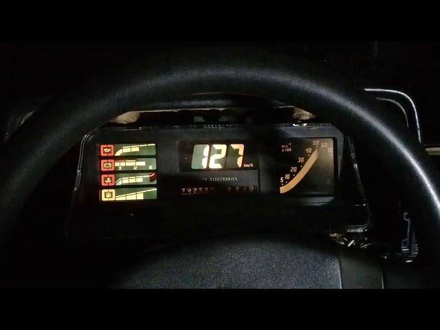 89 Opel Kadett E 2l GSI digital dash test