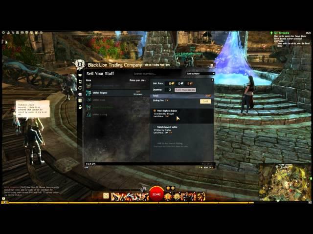 Guild Wars 2 - The Black Lion Trading Company And You! (Interface / Details Guide)