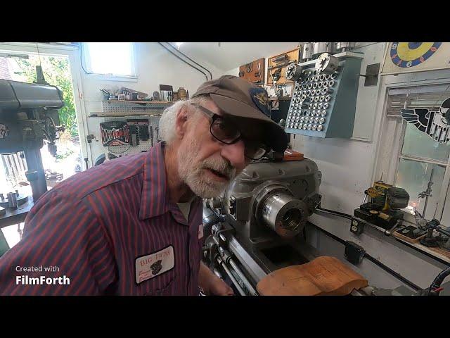 Boring Harley Davidson cylinders on an Axelson lathe for sleeving 3