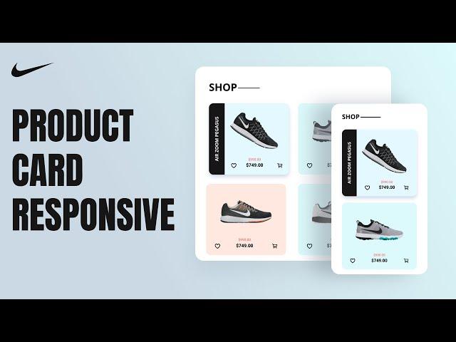 Product Card Ui Design Responsive | HTML & CSS