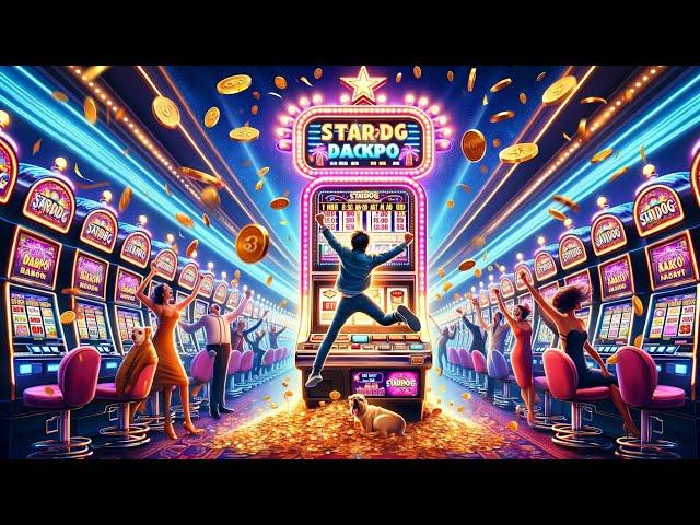  Hyperburst STARDOG Slot in Las Vegas: MAJOR Jackpot Win!  (Brand New Light & Wonder Slot) 