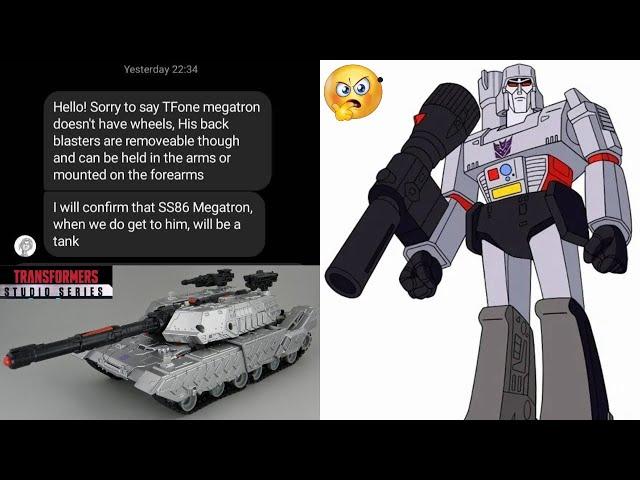 2025 Transformers Studio Series '86 MEGATRON WILL BE A TANK CONFIRMERD?? Should NOT Be In SS'86!!!!