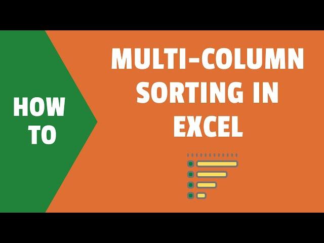 How to Do Multi level sorting in Excel (by two Columns)