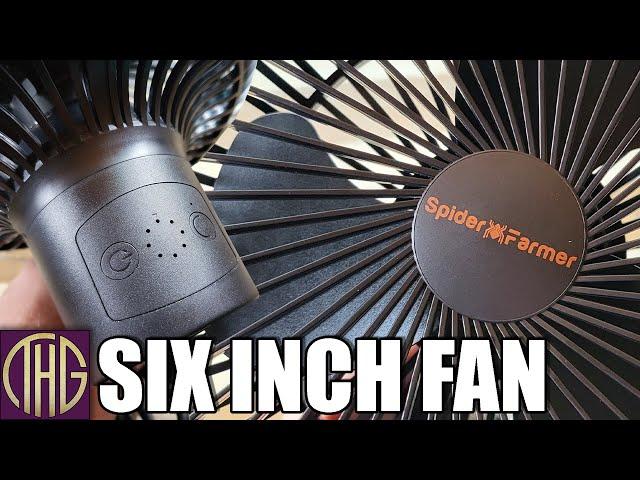 Energy Efficient!! Unboxing The Spider Farmer 6" Oscillating Fan With Airflow And Power Measured!!