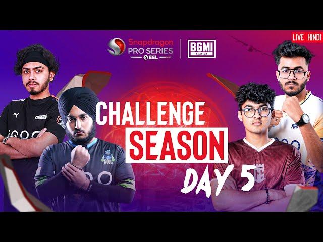 [HINDI] BGMI Snapdragon Mobile Challenge Season Day 5 | Season 6 India