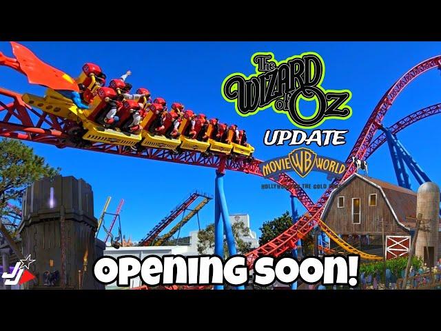 MOVIE WORLD THEME PARK - NEW COASTERS & MORE!