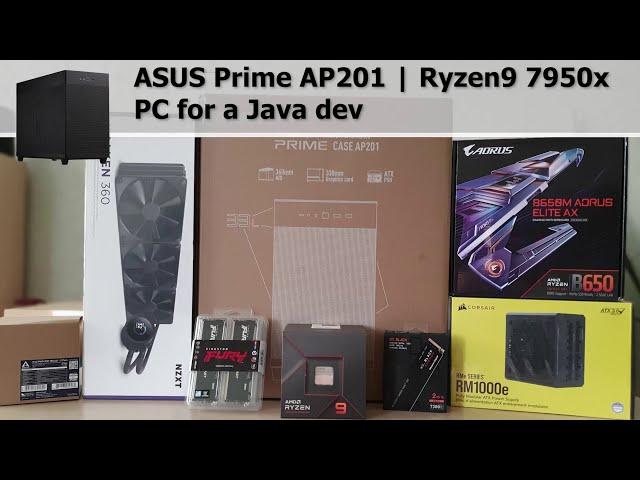 ASUS Prime AP201 | Ryzen9 7950x |  PC build for a Java dev