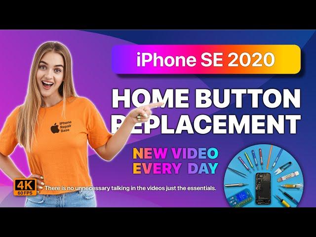 iPhone SE 2020 home button replacement | Home buttor repair guide | How to change iPhone button