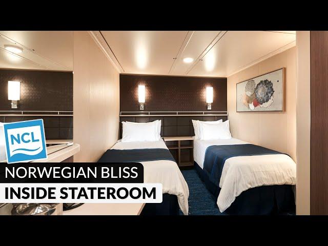 Norwegian Bliss | Inside Stateroom Full Walkthrough Tour & Review 4K | Category: IA, IB, IF, I4, IX