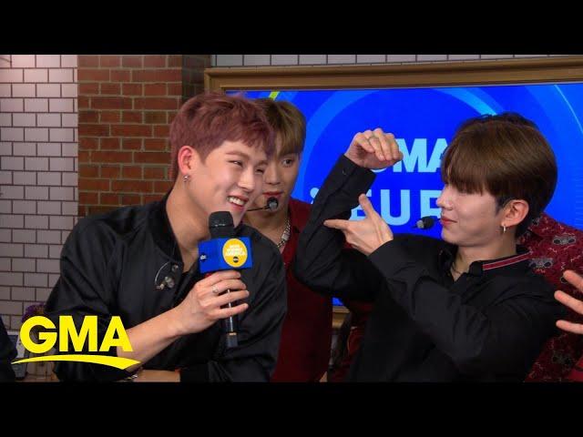 Catching up with Monsta X live on 'GMA' l GMA