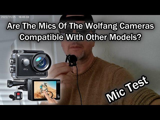 Are The Wolfang Action Camera Microphones Interchangeable (e.g. Mic Of GA300 In GA200)?