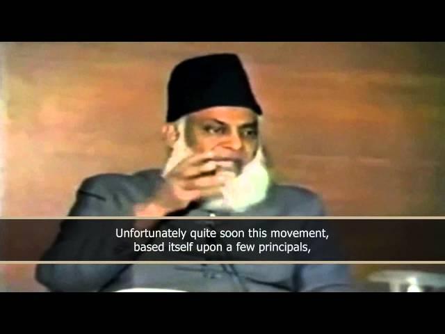 Dr Israr Ahmed of Peace TV about Ahle hadith/Salafies