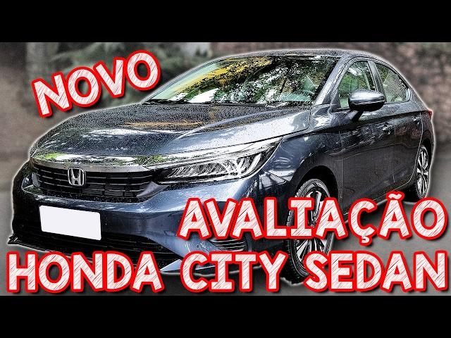 Avaliação NOVO HONDA CITY SEDAN 2025 - melhor que Virtus mas é mais lento