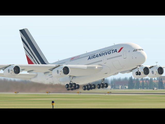 A380 Pilot Became A Hero With This Emergency Landing | XP11