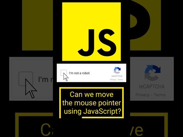 Move Mouse Pointer and Click Using JavaScript #javascript #coding #programming #shorts #tranding