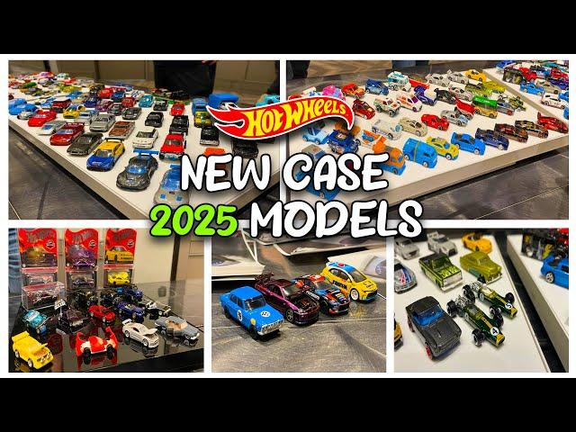 Showcase - Hot Wheels 2024 Upcoming Cases & 2025 New Models Complete Lineups (Part 1)