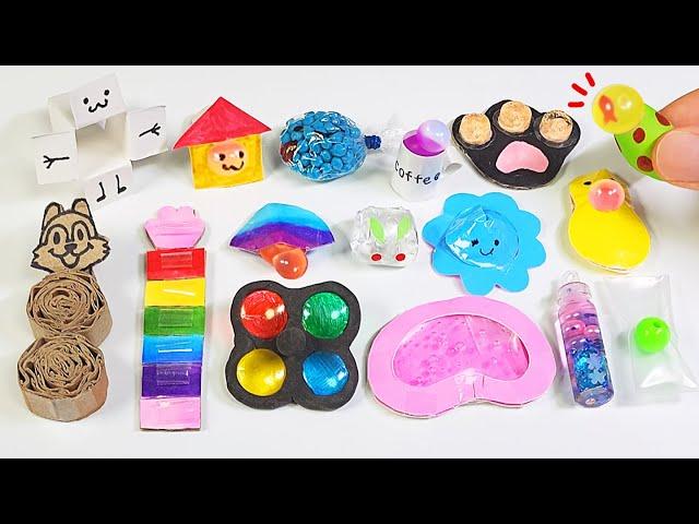 Making 16 Fidget Toy Miniatures Part 3  | DIY Real Fidget Toy Miniatures