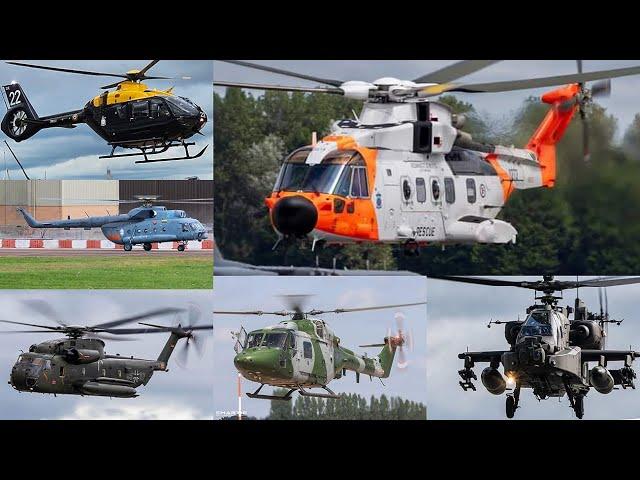 Helicopter Edition: MI-8T, AH-64, NH90, AW-101, CH-53, and more RIAT 2024