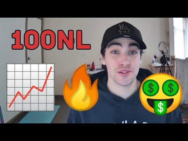 100NL Heater! (Another HUGE Score) - Leigh Bets Online Poker Vlog