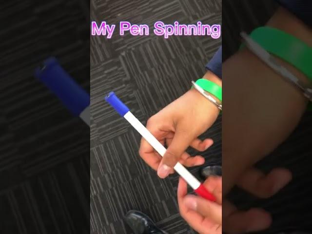 Me vs My Friend Pen Spinning